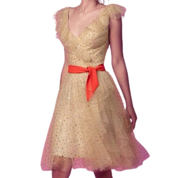 Edition Gemy Maalouf Dresses & Skirts - SALE NWT Beside Couture by Gemy ED 1552SD Tulle Prom Dress Nude Size 20